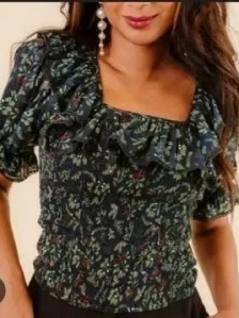Ivy City Co Gracie Top in Holly